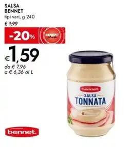 Bennet Salsa Bennet Tonnata offerta