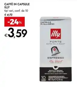 Bennet Caffè in capsule ILLY offerta