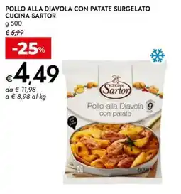 Bennet Pollo alla Diavola con patate Cucina Sartor offerta