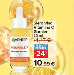 Carrefour Market Siero Viso Vitamina C Garnier offerta