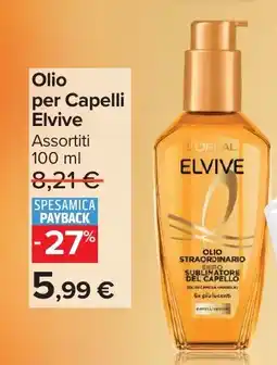 Carrefour Market Olio per Capelli Elvive offerta