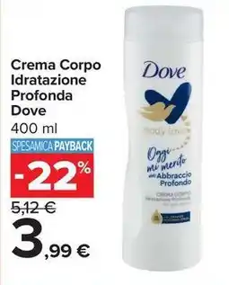 Carrefour Market Crema Corpo Idratazione Profonda Dove offerta