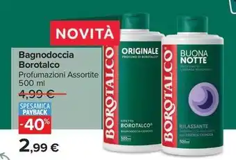 Carrefour Market Bagnodoccia Borotalco offerta
