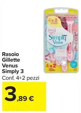 Rasoio Gillette Venus Simply 3