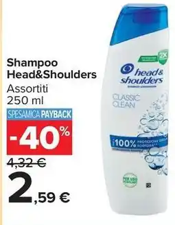 Carrefour Market Shampoo Head&Shoulders offerta