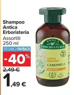 Carrefour Market Shampoo Antica Erboristeria offerta