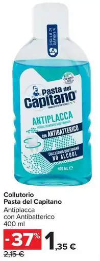 Carrefour Market Collutorio Pasta del Capitano offerta