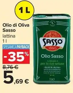 Carrefour Market Olio di Oliva Sasso offerta