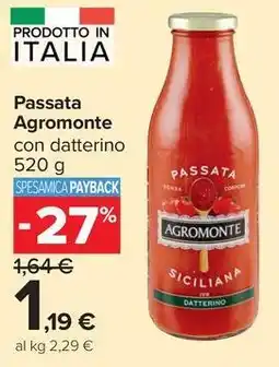 Carrefour Market Passata Agromonte con datterino offerta