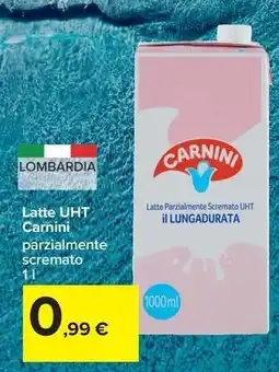 Carrefour Market Latte UHT Carnini parzialmente scremato offerta