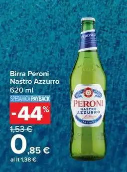 Carrefour Market Birra Peroni Nastro Azzurro offerta