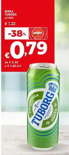Bennet Birra Tuborg offerta