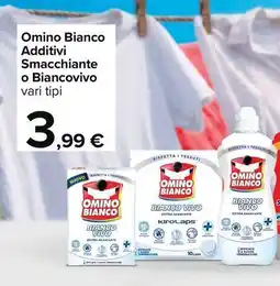 Carrefour Market Omino Bianco Additivi Smacchiante o Biancovivo offerta