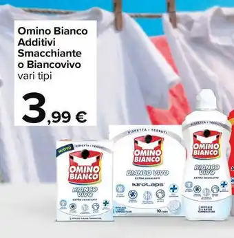 Omino Bianco Additivi Smacchiante o Biancovivo
