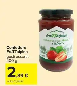Carrefour Market Confetture FruTTalpina offerta