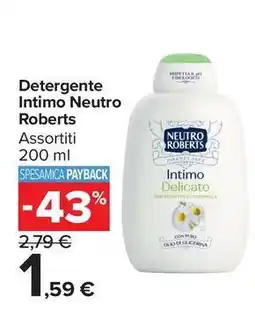 Carrefour Market Detergente Intimo Neutro Roberts offerta