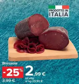 Carrefour Market Bresaola offerta