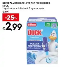 Bennet Igienizzanti in gel per wc fresh discs duck offerta