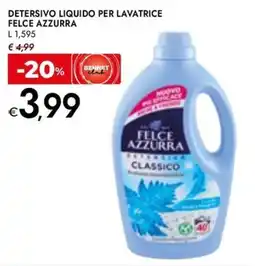 Bennet Detersivo liquido per lavatrice Felce Azzurra offerta