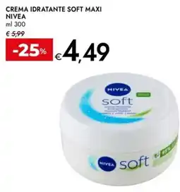 Bennet CREMA IDRATANTE SOFT MAXI NIVEA offerta