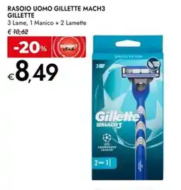 Bennet RASOIO UOMO GILLETTE MACH3 offerta