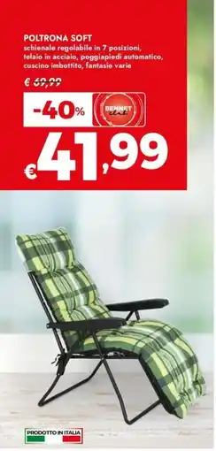Bennet Poltrona soft offerta