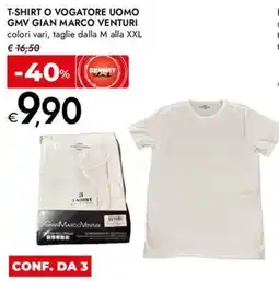 Bennet T-SHIRT O VOGATORE UOMO GMV GIAN MARCO VENTURI offerta