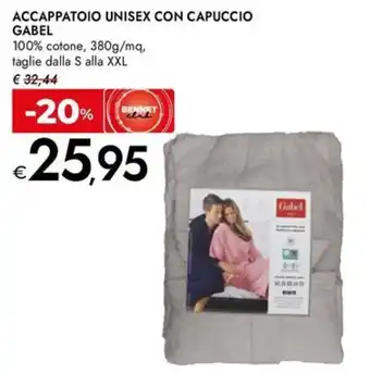 Bennet Accappatoio unisex con cappuccio Gabel offerta