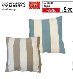 Bennet Cuscini arredo o cuscini per sedia Bennet club offerta