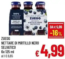 A&O Zuegg nettare di mirtillo nero selvatico offerta