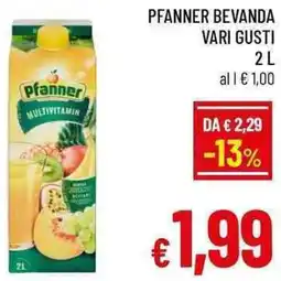 A&O Pfanner bevanda offerta