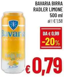A&O Bavaria birra radler limone offerta