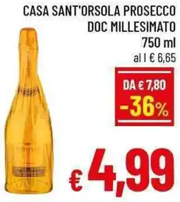 A&O Casa sant'orsola prosecco doc millesimato offerta