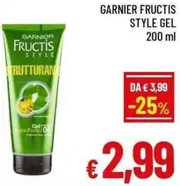 A&O Garnier fructis style gel offerta