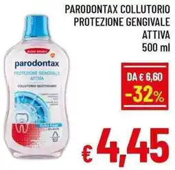 A&O Parodontax collutorio protezione gengivale attiva offerta