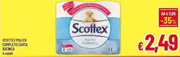 A&O Scottex pulito completo carta igienica offerta