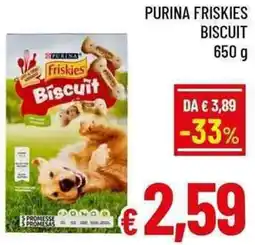 A&O Purina friskies biscuit offerta