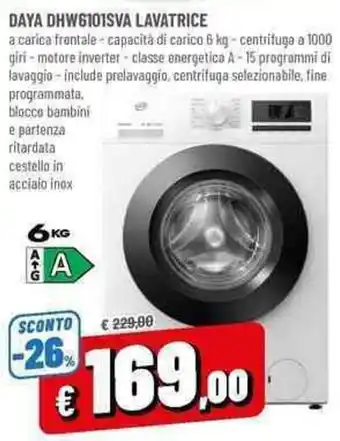 DAYA DHW6101SVA LAVATRICE