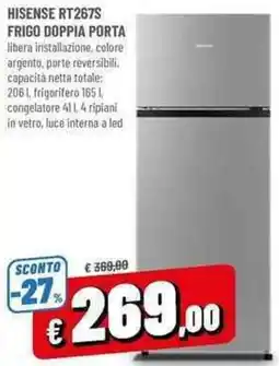 A&O HISENSE RT267S FRIGO DOPPIA PORTA offerta