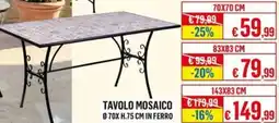 Satur Tavolo mosaico offerta