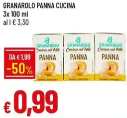 Galassia Granarolo panna cucina offerta