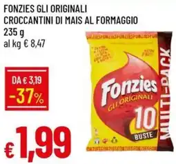 Galassia Fonzies gli originali croccantini di mais al formaggio offerta