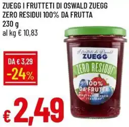 Galassia Zuegg i frutteti di oswald zuegg zero residui 100% da frutta offerta