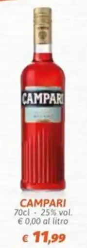 Eurospar Campari 25% vol. offerta