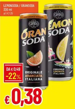Galassia Lemonsoda / oransoda offerta