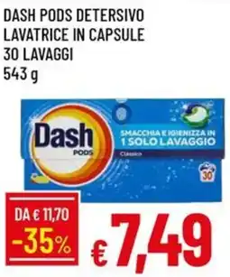 Galassia Dash pods detersivo lavatrice in capsule offerta