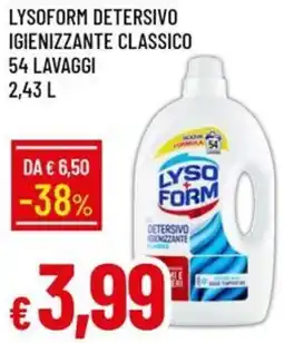 Galassia Lysoform detersivo igienizzante classico offerta
