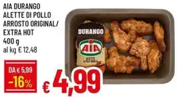 Galassia Aia durango alette di pollo arrosto original/ extra hot offerta