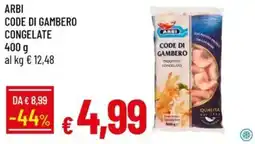 Galassia Arbi code di gambero congelate offerta