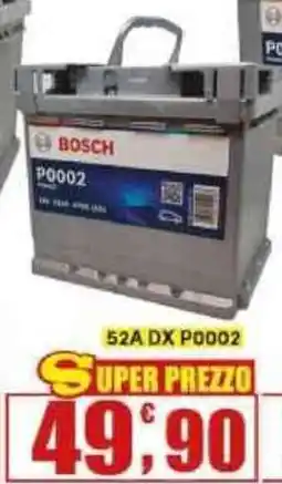 Maury's Batterie Auto Bosch 52A DX P0002 offerta
